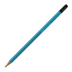 ΜΟΛΥΒΙΑ F.CASTELL GRIP ΓΟΜΑΣ ΣΙΕΛ (Β)