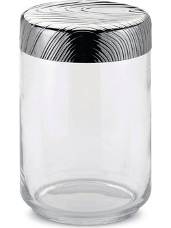 Δοχείο Αποθήκευσης Veneer PU05/75 12,3x10,5cm 750ml Clear-Inox Alessi Ανοξείδωτο Ατσάλι