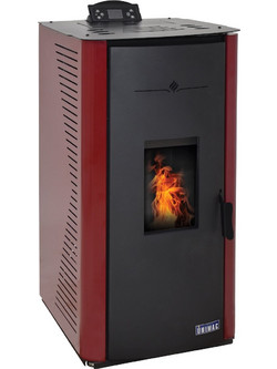Unimac GT20 Red Σόμπα Pellet Καλοριφέρ Αερόθερμη 20kW