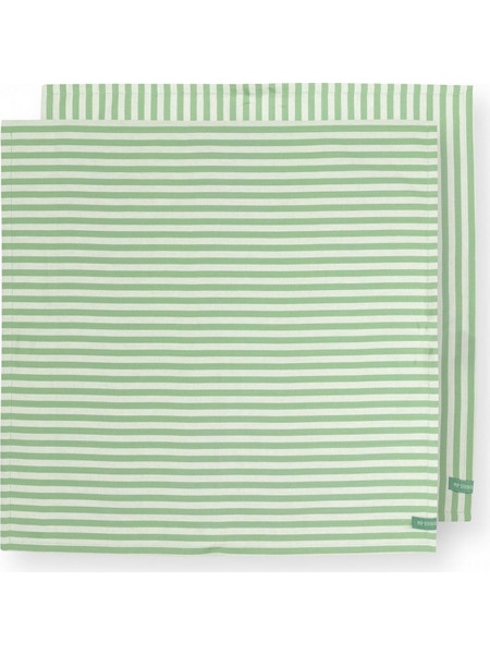 PIP STUDIO - ΣΕΤ/2 ΒΑΜΒΑΚΕΡΗ ΠΕΤΣΕΤΕΣ ΡΙΓΕ ΠΡΑΣΙΝΕΣ 65cm X 65cm