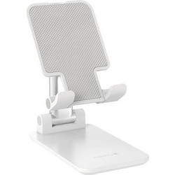 LAMTECH 2IN1 FOLDING DESKTOP STAND FOR SMARTPHONES AND TABLETS WHITE