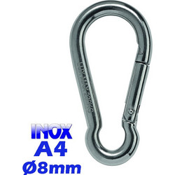 M8249-08 Γάντζος πυροσβεστικός - καραμπινερ O8mm INOX A4