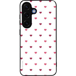 Sonique Heart Series Back Cover White 01 (Samsung Galaxy S25)