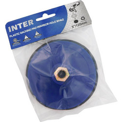 INTER ΒΑΣΗ ΓΥΑΛΟΧΑΡΤΟΥ VELCRO (ΧΡΙΤΣ-ΧΡΑΤΣ) Φ115