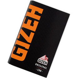 GIZEH Χαρτάκια Original Double - Μαύρο με Μαγνήτη
