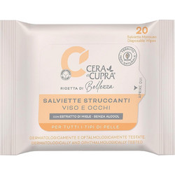 Cera Di Cupra Honey Make Up Remover Μαντηλάκια Ντεμακιγιάζ 20τμχ
