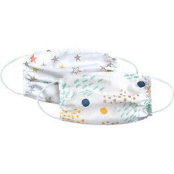 KikkaBoo Kids 6-9 Face Mask Spots & Stars 2τμχ