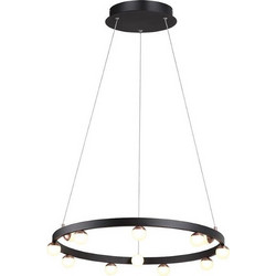 Sunlight CRONOS- Κρεμαστό Φωτιστικό Οροφής Πολύφωτο LED Μαύρο P600