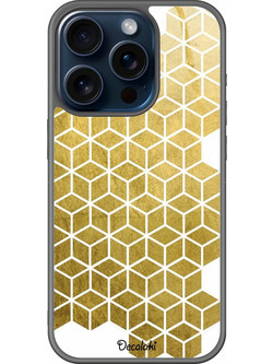 Gold Cubes Θήκη Κινητού Σχέδιο 50038 - iPhone, iPhone 15 Pro, Groove Case