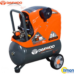 Daewoo DAAC24DN Κομπρεσέρ Αέρος Μονοφασικό 244lt 2hp
