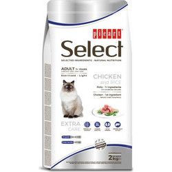 Picart Select Adult 7+ Sterilised - Light Extra Care with Chicken & Rice 2kg