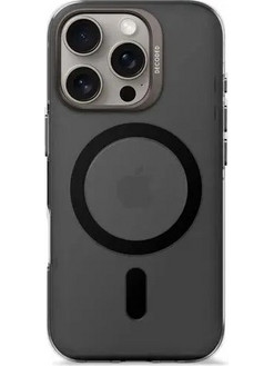 Decoded Recycled Resin Backc. iPhone 16 Pro Transparent Black