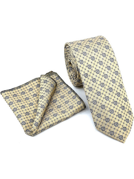 Legend - L-050-190 - Beige - 6.5cm MICROFIBER - Γραβάτα - beige
