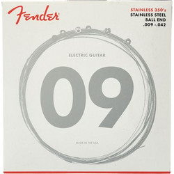 Fender 350L Σετ 6 Χορδές Ηλεκτρικής Κιθάρας Stainless Steel 9-42"