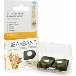 Sea Band Children Travel Sickness Χακί 2τμχ