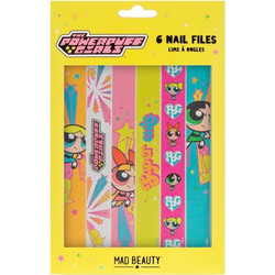 Mad Beauty Disney Powerpuff Girls Super Cute Nail Files Λίμες Νυχιών Διπλής Όψης Εμπνευσμένο από το Χαρακτήρα Powerpuff Girls της Disney 4 Τεμάχια