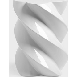 Βοηθητικό pillar τραπεζάκι &Klevering Marshmallow Concrete Glass fiber h: 39.5 cm x O 29 cm