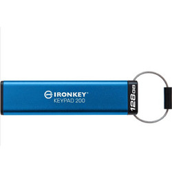 Kingston IronKey Keypad 200 128GB USB Stick 3.2 Gen 2 με USB-A