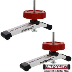 Milescraft 4036 Σφιγκτήρες συγκράτησης για Τ-Slot T-Track 2τεμ HoldDown200