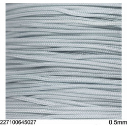 Κορδόνι Jade 0.5mm ΓΚΡΙ ΑΝΟΙΧΤΟ 10 μετρα