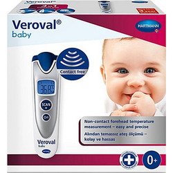 Hartmann Veroval Febra DS-22 Ψηφιακό Θερμόμετρο Υπερύθρων Μετώπου Αυτιού Κατάλληλο για Μωρά