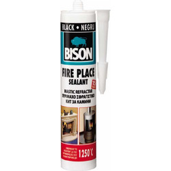 Bison Fire Place Sealant Πυρίμαχο Μονωτικό Μαύρη 17618 530gr