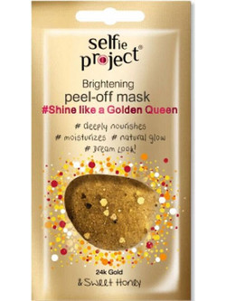 Selfie Project Cleansing Shine Like a Golden Queen Peel-Off Μάσκα Προσώπου για Ενυδάτωση & Λάμψη με Μέλι 12ml