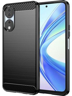 Techsuit Carbon Silicone Θήκη (Honor X7b / X7b 5G / 90 SMART) Black