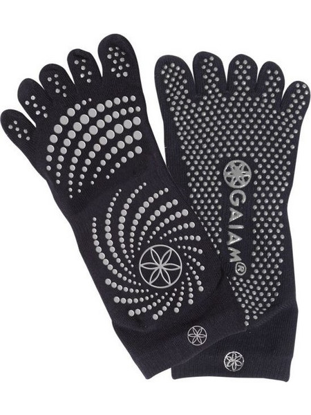 Gaiam black antislip socks S M 52223