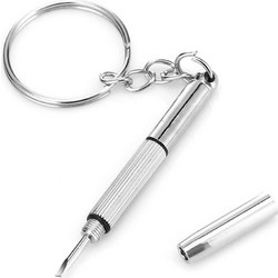 Techsuit - Glasses Screwdriver (ST1) - From Metal, 6 x 0.5cm - Silver