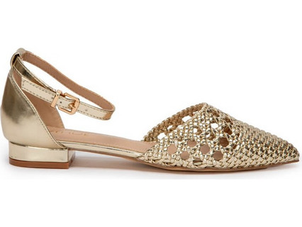 G2033G Γυναικείο Slingback VERDE Χρυσό