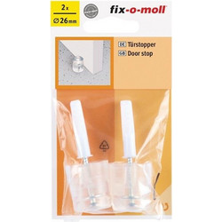 Στόπ Πόρτας Διάφανο με Βίδα Φ22 set 2τεμ. Fixomoll 566683103
