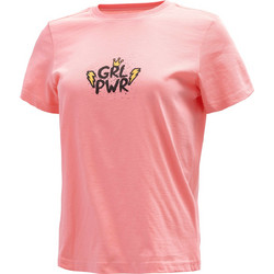 BRILLE Κοντομάνικη Μπλούζα GRL POW PINK γυναίκες