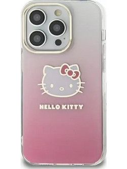Hello Kitty IML Gradient Electrop Kitty Head case for Samsung Galaxy A55 - pink - (Hel000131-0)