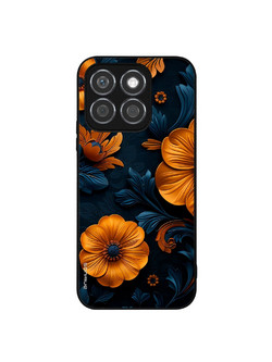 Sonique 3D Flower Series Θήκη (Honor X8b) Πορτοκαλί 01