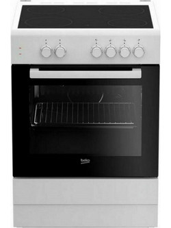 Beko FSS67000GW Κουζίνα Ηλεκτρική 71lt με Κεραμικές Εστίες 60cm