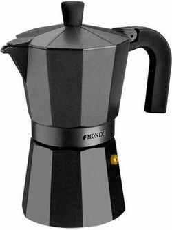 Monix M640006 Μπρίκι Espresso 6Cups Μαύρο