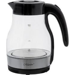 Feel-Maestro MR-061 Γυάλινος Βραστήρας 1.7lt 2200W Μαύρος