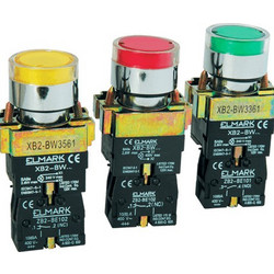 ΜΠΟΥΤΟΝ ΜΕ ΛΥΧΝΙΑ LED EL2-BW 3571 24V ΚΙΤΡΙΝΟ