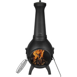 VEVOR 22" Εξωτερικό Τζάκι Αλουμινίου με Σχάρα & Καμινάδα QXYCL22INCHLX96AMV0