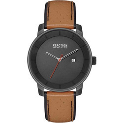 Kenneth Cole Reaction Ανδρικό Ρολόι με Καφέ Δερμάτινο Λουράκι RK50081004
