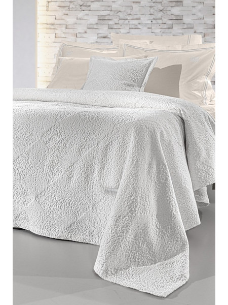 Κουβέρτα King Size 260x250 Jacquard Guy Laroche Portobello White