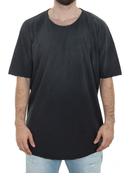 CROSSLEY M OVER ROUND NECK T-SHIRT - PAREDSPZ-900SW BLACK