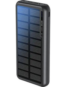 Boompods Obi 10,000mAh Solar Powerbank - Black