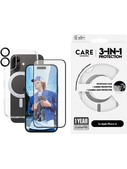 CARE by PanzerGlass - 3-in-1 Ceramic Bundle - iPhone 16