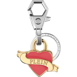 Μπρελόκ Philipp Plein Two Tone από Ανοξείδωτο Ατσάλι με Σμάλτο PJFEA10KU