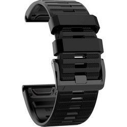 Kostelo Λουράκι Σιλικόνης Black (Garmin 26mm)