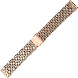 Μεταλλικό Μπρασελέ Ροζ Χρυσό 2,6mm 24mm - KOSTELO