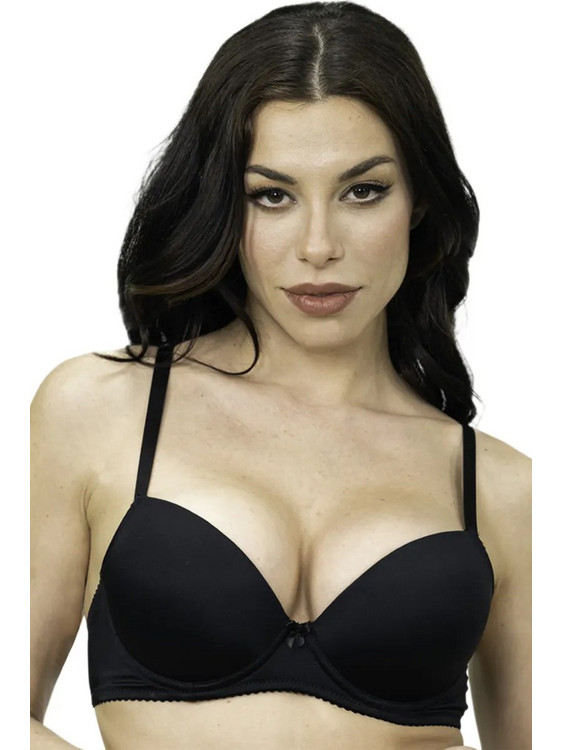 Miss Rosy Σουτιέν Push Up Μαύρο
