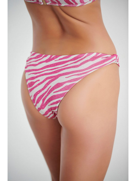 BLU4U Bikini Brazil Animal Print Ροζ 23365126